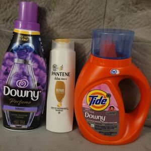 Tide, Downy And Pantene Shampoo Bundle